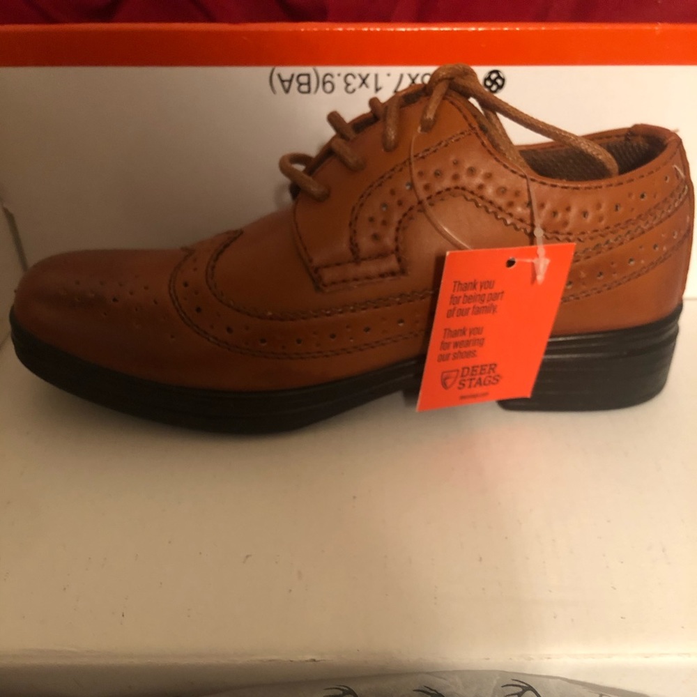 Toddler boy size 12 Deer Stages Dress shoes